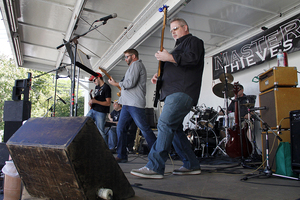 Master Thieves is a Syracuse-based band that performed Sunday on the WAER Main Stage at the Westcott Cultural Festival.