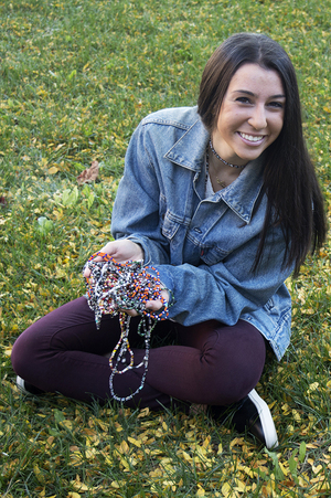 Now running her jewelry business Beachside Beads by herself, Adam's first entrepreneurial pursuit was a cupcake company.