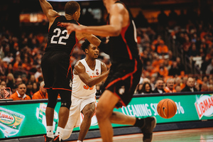 Elijah Hughes scored 17 points on 6 of 11 shooting Tuesday in Syracuse's win.