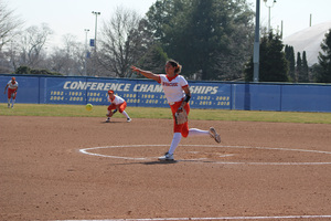 Adams holds multiple pitching records from her high school team Magnolia West.