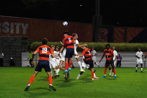 No. 7 Syracuse was held scoreless despite drawing 10 corner kicks and 17 fouls against Le Moyne. 