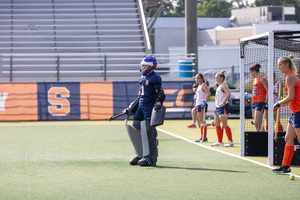 Syracuse goalkeeper Louise Pert earned co-ACC defensive player of the week following a career-high seven saves against Duke. 