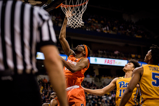 Chukwu rises up for a made layup inside. 